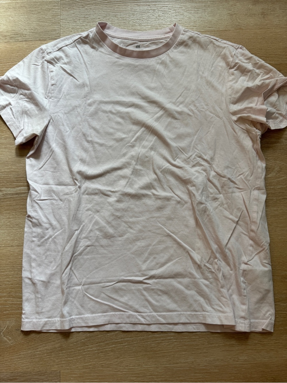 Free with Purchase H&M Light Pink Cotton TShirt Men’s Size Small